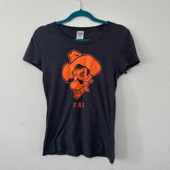 PINK Victoria's Secret Tops - Oklahoma‎ State Tshirt Womens Size Small by Victoria Secret (PINK) EUC